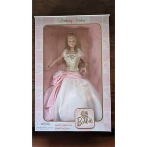 1998 Birthday Wishes Barbie Collector Edition 1st In Series Mattel #21128 New